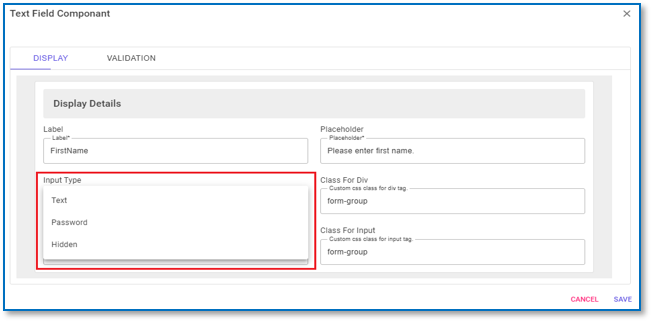 Config-FormText-Display