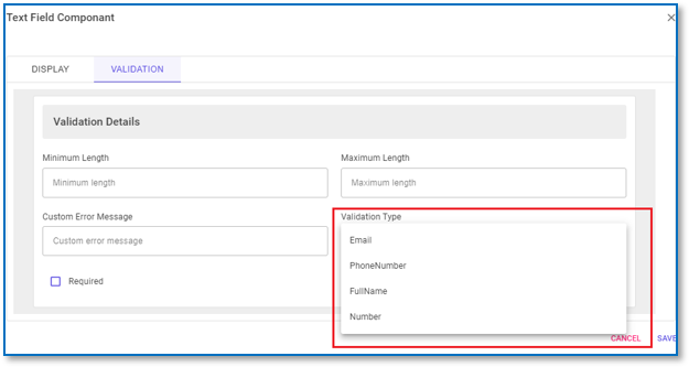 Config-FormText-Validation